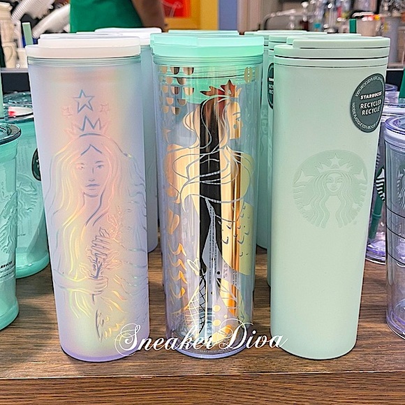 ⭐️Starbucks💚 Mermaid💛🤍Tumbler💚 set⭐️ - Picture 2 of 4